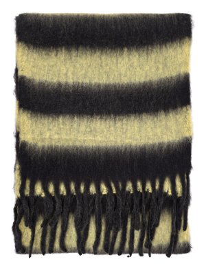 Huivit - Gårda Dinibor Striped Scarf (khaki/musta)