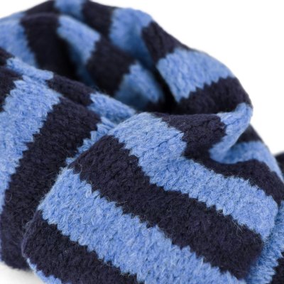 Huivit - Gårda Grindelwald Striped Wool Mix Scarf (sininen)