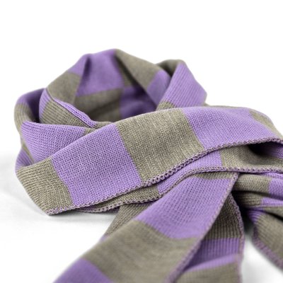 Huivit - Gårda Kitzbühel Merino Wool Check Scarf (violetti/beige)