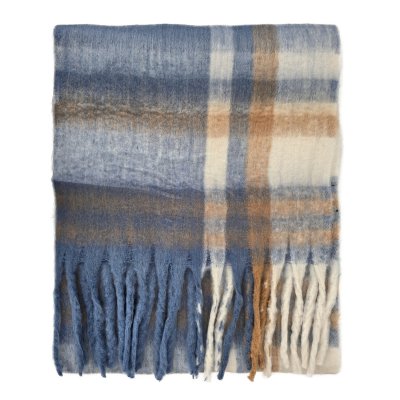 Huivit - Gårda Piazzi Check Scarf (sininen)