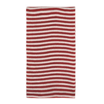 Huivit - Gårda Engelberg Striped Wool Mix Scarf (punainen/valkoinen)