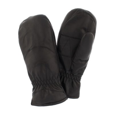 Käsineet - HK Women's Leather Mittens (Musta)