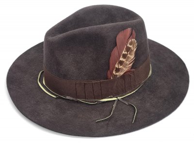 Hatut - Gårda Lancaster Fedora (ruskea)