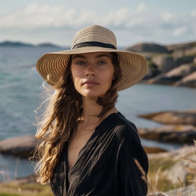 Hatut - Gårda Varenna Floppy (luonnolinen väri)