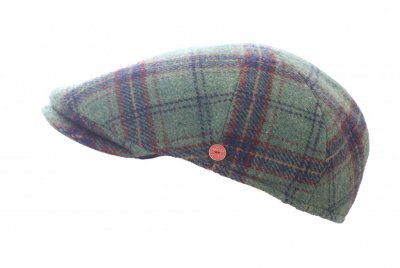 Flat cap - Mayser Simon Shetland (vihreä)