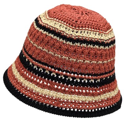Hatut - Gårda Adeje Knitted Bucket Hat (punainen/multi)