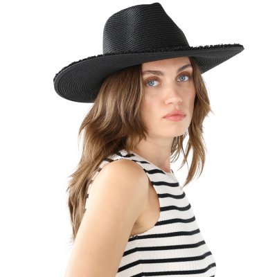 Olkihattu - Gårda Alicante Fedora (musta)