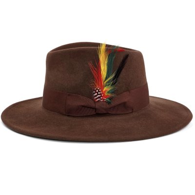 Hatut - Gårda Astoria Fedora (ruskea)