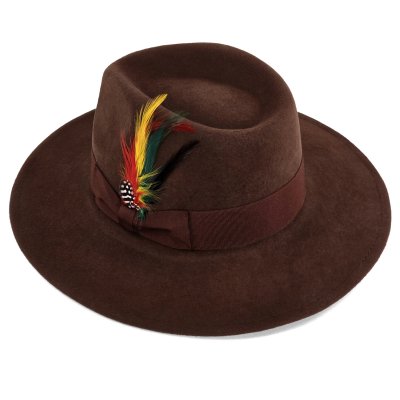 Hatut - Gårda Astoria Fedora (ruskea)