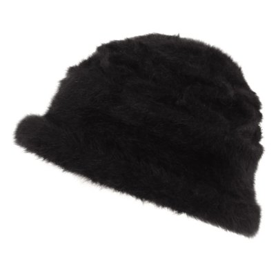 Hatut - Gårda Atri Angora Cloche (musta)