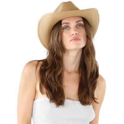 Olkihattu - Gårda Kos Western Hat (khaki)