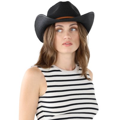 Olkihattu - Gårda Kos Western Hat (musta)