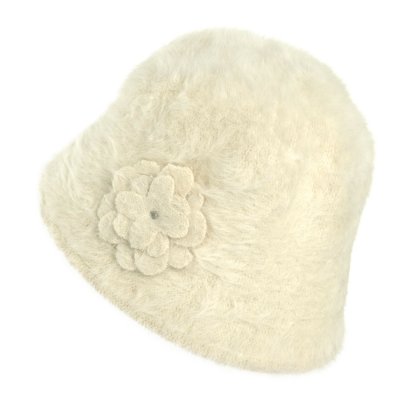 Hatut - Gårda Le Vigan Angora Bucket Hat (valkoinen)