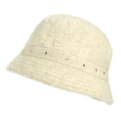 Hatut - Gårda Liskeard Angora Bucket Hat (valkoinen)