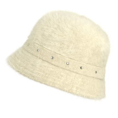 Hatut - Gårda Liskeard Angora Bucket Hat (valkoinen)
