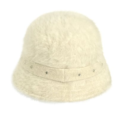 Hatut - Gårda Liskeard Angora Bucket Hat (valkoinen)