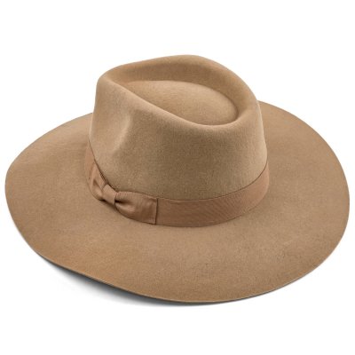Hatut - Gårda Marcola Wide brimmed Fedora (beige)