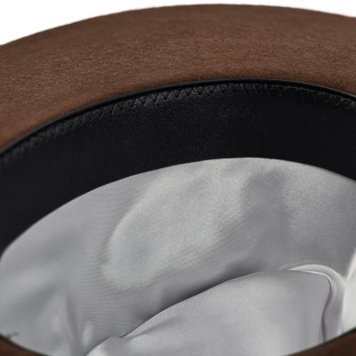 Hatut - Gårda Marcola Wide brimmed Fedora (ruskea)