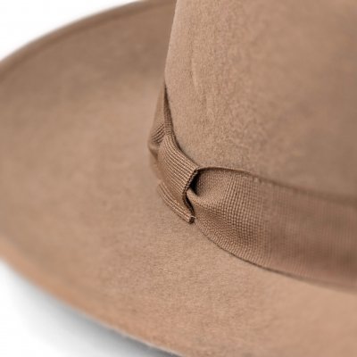 Hatut - Gårda Napoli Fedora Wool Hat (beige)