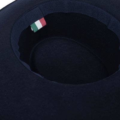 Hatut - Gårda Napoli Fedora Wool Hat (tummansininen)
