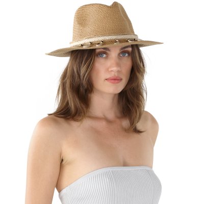 Olkihattu - Gårda Nerja Fedora (khaki)