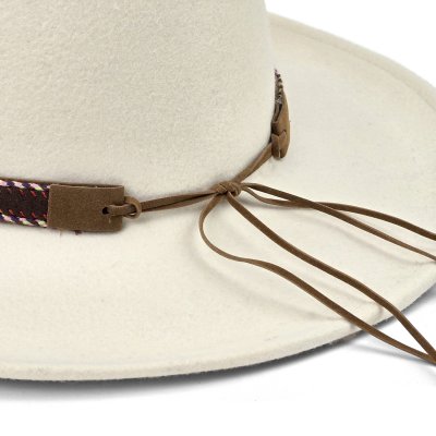 Hatut - Gårda Toquerville Crushable Wool felt Western hat (kermanvärinen)