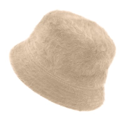 Hatut - Gårda Orvieto Angora Bucket Hat (kameli)