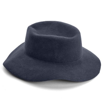 Hatut - Gårda Pinerolo Unstructured Wool Hat (sininen)