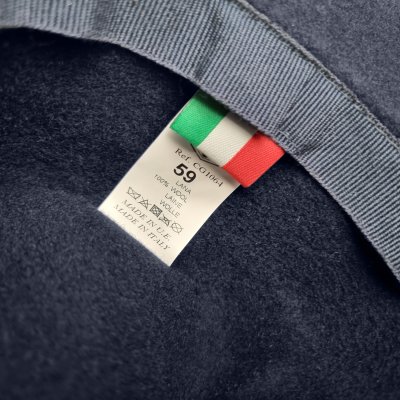 Hatut - Gårda Pinerolo Unstructured Wool Hat (sininen)