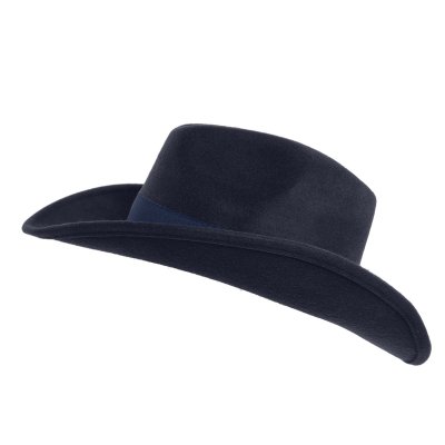 Hatut - Gårda Pocatello Crushable Wool felt Western hat (sininen)