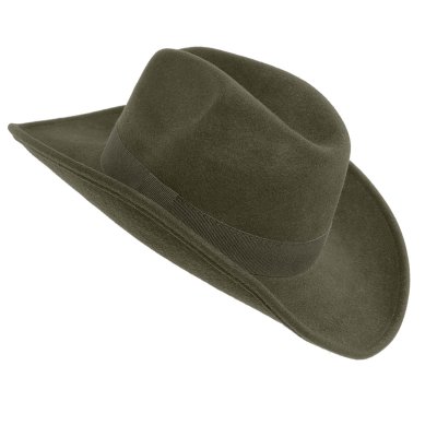 Hatut - Gårda Pocatello Crushable Wool felt Western hat (vihreä)