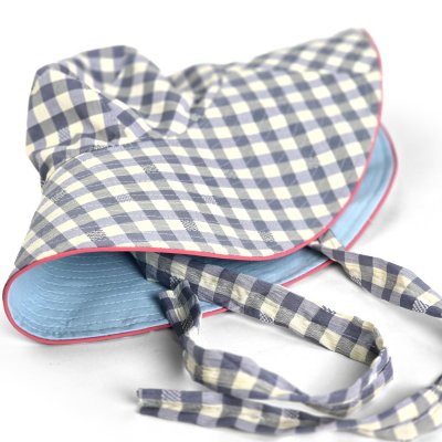 Hatut - Gårda Poppy Checkered sun hat (sininen)