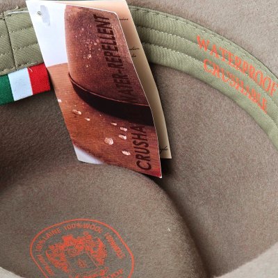 Hatut - Gårda Santaquin Crushable Wool felt Western hat (taupe)