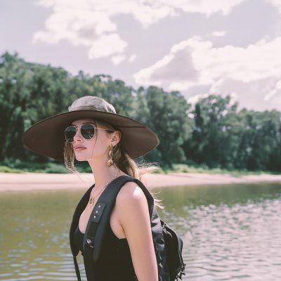 Hatut - Gårda Sarek Outdoor Hat (tummanharmaa)