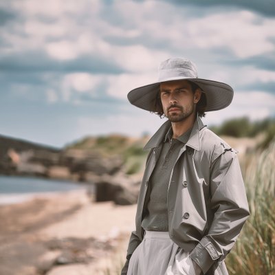 Hatut - Gårda Sarek Outdoor Hat (vaalean harmaa)