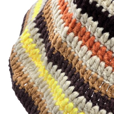 Hatut - Gårda Solero Knitted Bucket Hat (beige/multi)