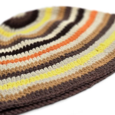 Hatut - Gårda Solero Knitted Bucket Hat (beige/multi)