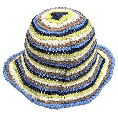 Hatut - Gårda Tecina Knitted Bucket Hat (sininen/multi)