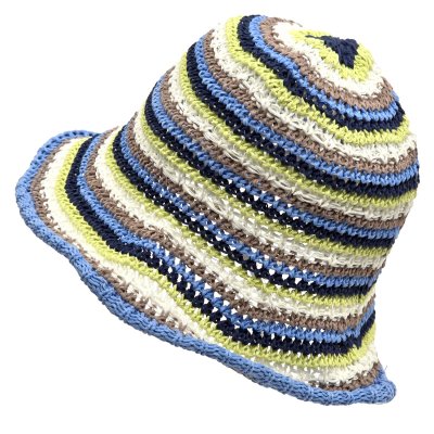 Hatut - Gårda Tecina Knitted Bucket Hat (sininen/multi)