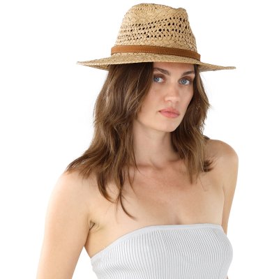 Olkihattu - Gårda Toulon Fedora (khaki)