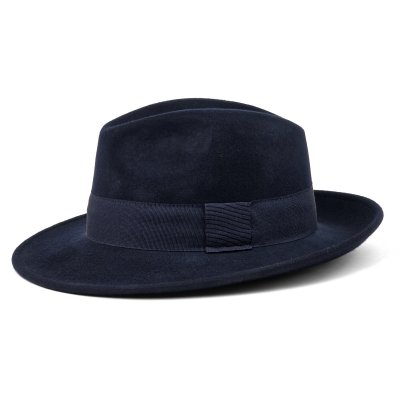 Hatut - Gårda Volterra Fedora Wool Hat (tummansininen)