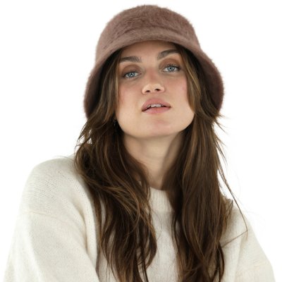 Hatut - Gårda Orvieto Angora Bucket Hat (ruskea)