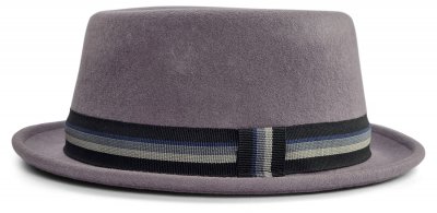 Hatut - Gårda Gallio Pork Pie Wool Hat (harmaa)