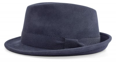 Hatut - Gårda Padua Trilby Wool Hat (laivastonsininen)