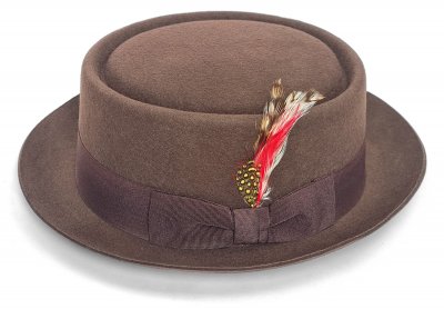 Hatut - Gårda Russel Pork Pie (ruskea)