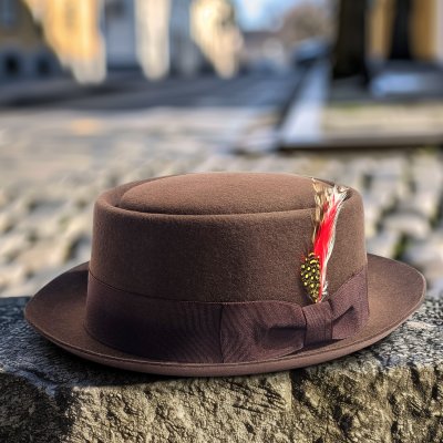 Hatut - Gårda Russel Pork Pie (ruskea)