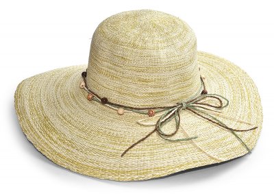 Hatut - Gårda Straw Hat Beads (luonnolinen väri)