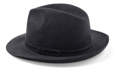Hatut - Gårda Tropea Fedora Wool Hat (musta)