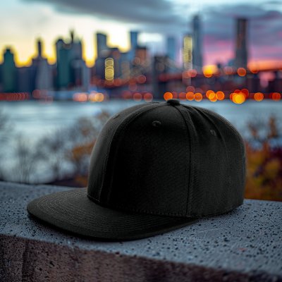 Lippis - Gårda Davis Basic Cap (musta)