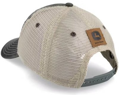 Lippis - John Deere 6 Panel Chan & Mesh Dad Cap (harmaa/beige)